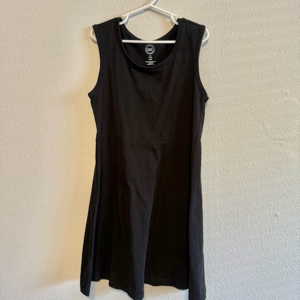 Wonder Nation Black Sleeveless Mini Dress